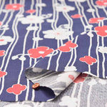 Cotton Takashima-Chichimi printed fabric Flower - nomura tailor