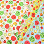 Cotton sheeting printed fabric Fruit - nomura tailor