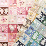 Cotton Oxford Fabric - Patchwork Cat - nomura tailor