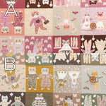 Cotton Oxford Fabric - Patchwork Cat - nomura tailor