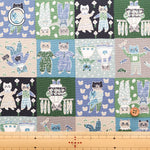 Cotton Oxford Fabric - Patchwork Cat - nomura tailor