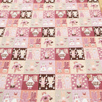 Cotton Oxford Fabric - Patchwork Cat - nomura tailor