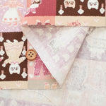 Cotton Oxford Fabric - Patchwork Cat - nomura tailor