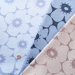 Cotton Oxford Printed Fabric - Flower - nomura tailor