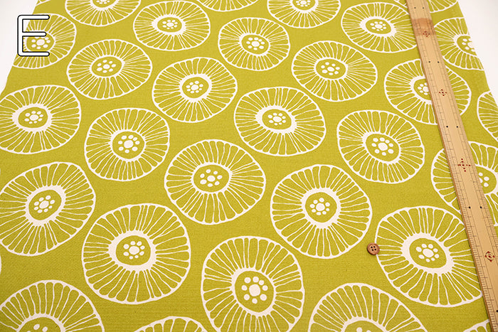 Cotton Oxford Printed Fabric - Flower - nomura tailor