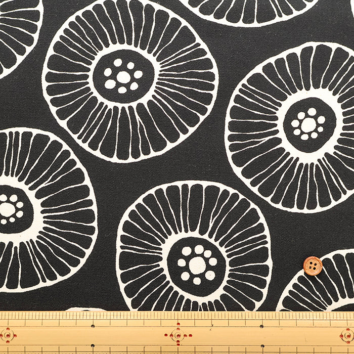 Cotton Oxford Printed Fabric - Flower - nomura tailor