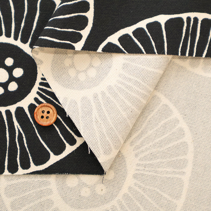 Cotton Oxford Printed Fabric - Flower - nomura tailor