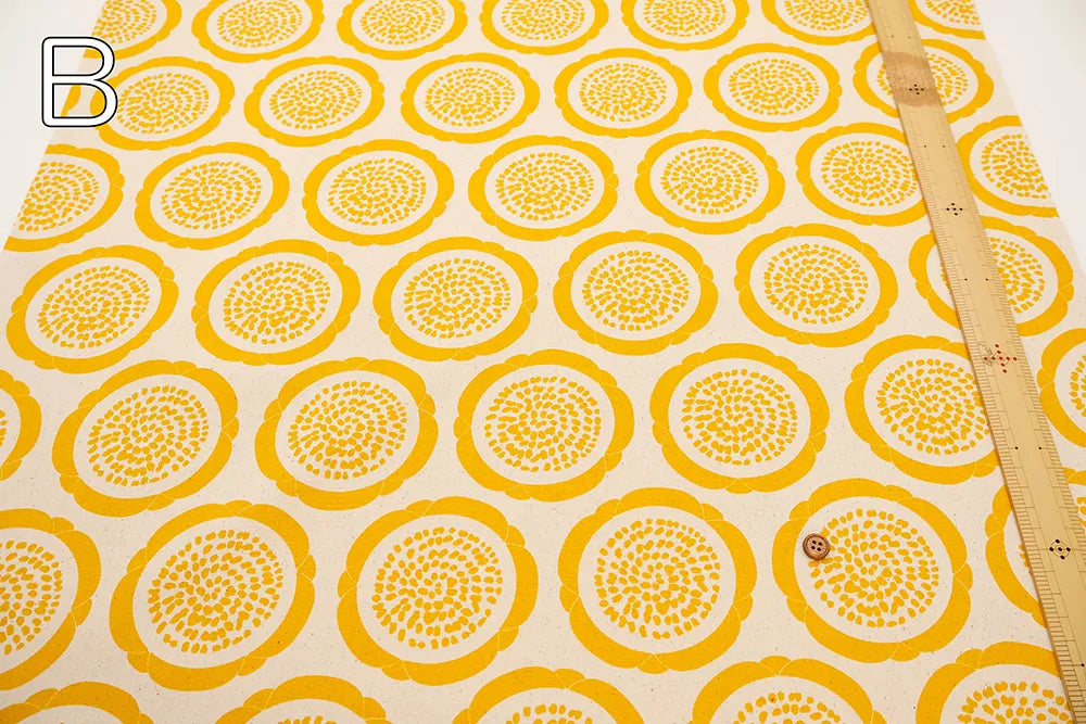 Cotton Oxford Printed Fabric - Flowers - nomura tailor
