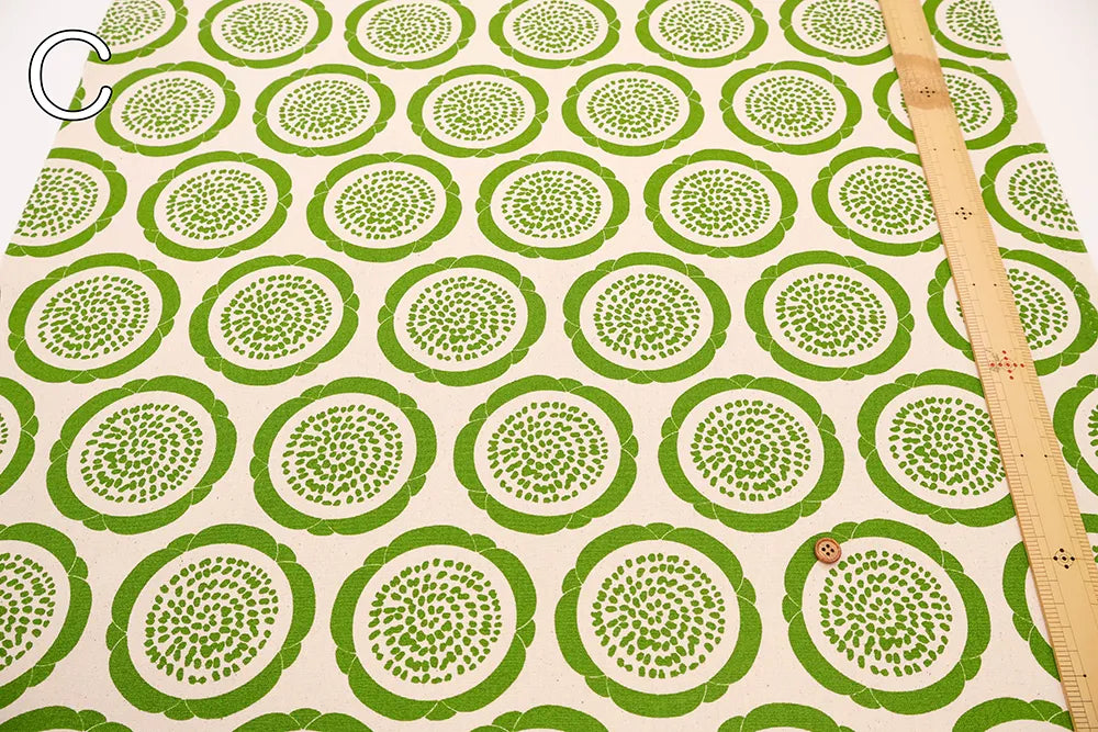 Cotton Oxford Printed Fabric - Flowers - nomura tailor