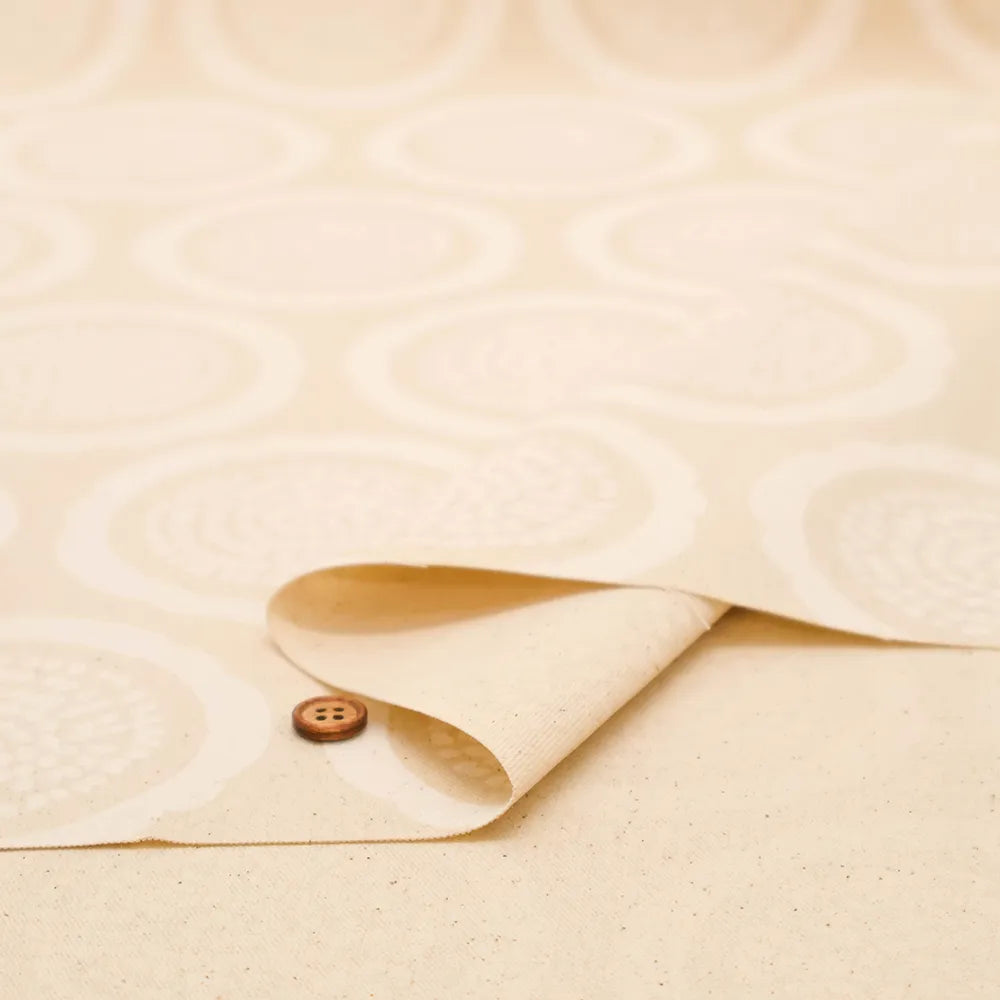 Cotton Oxford Printed Fabric - Flowers - nomura tailor