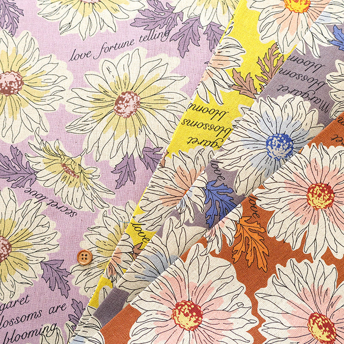 C/L  Canvas Fabric - Flower - nomura tailor