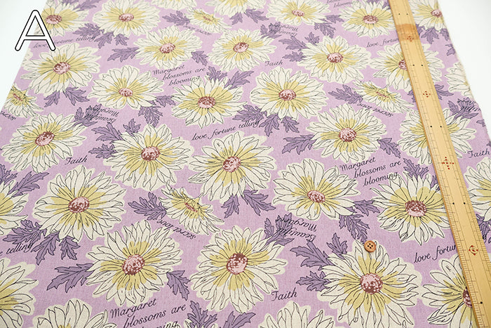 C/L  Canvas Fabric - Flower - nomura tailor