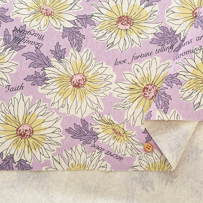 C/L  Canvas Fabric - Flower - nomura tailor