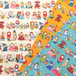 Cotton Sheeting Printed Fabric - Narikiri Heroine - nomura tailor