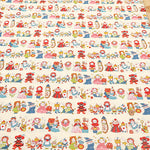 Cotton Sheeting Printed Fabric - Narikiri Heroine - nomura tailor