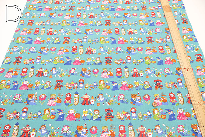 Cotton Sheeting Printed Fabric - Narikiri Heroine - nomura tailor