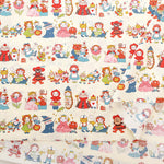 Cotton Sheeting Printed Fabric - Narikiri Heroine - nomura tailor