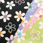 Cotton Oxford Printed Fabric - Simple Flower - nomura tailor