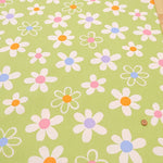Cotton Oxford Printed Fabric - Simple Flower - nomura tailor