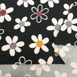 Cotton Oxford Printed Fabric - Simple Flower - nomura tailor