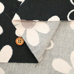Cotton Oxford Printed Fabric - Simple Flower - nomura tailor