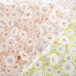 Cotton Oxford Laminated Fabric - Flowers - nomura tailor