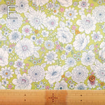 Cotton Oxford Laminated Fabric - Flowers - nomura tailor
