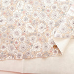 Cotton Oxford Laminated Fabric - Flowers - nomura tailor