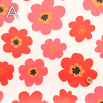 Cotton Oxford Laminated Fabric - Nordic Flowers - nomura tailor