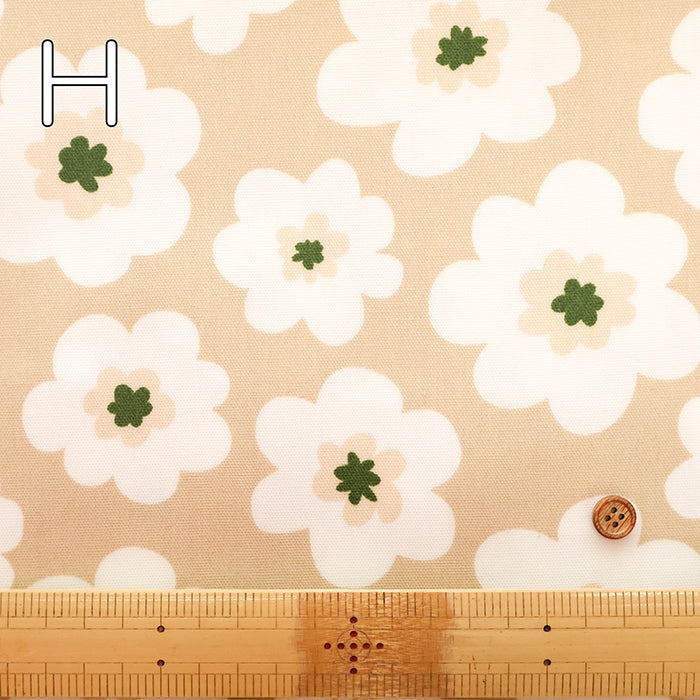 Cotton Oxford Laminated Fabric - Nordic Flowers - nomura tailor