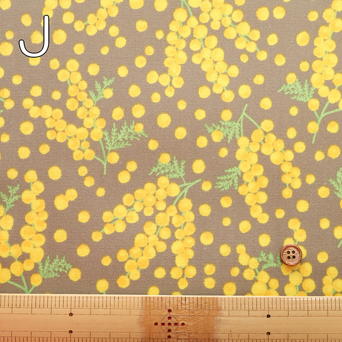 Cotton Oxford Laminated Fabric - Mimosa - nomura tailor