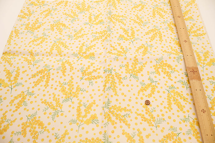 Cotton Oxford Laminated Fabric - Mimosa - nomura tailor