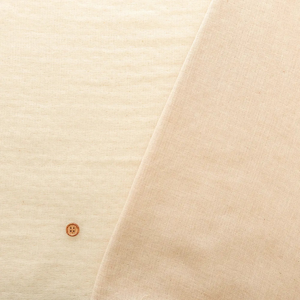 Organic Cotton Triple Gauze Fabric - Plain - nomura tailor