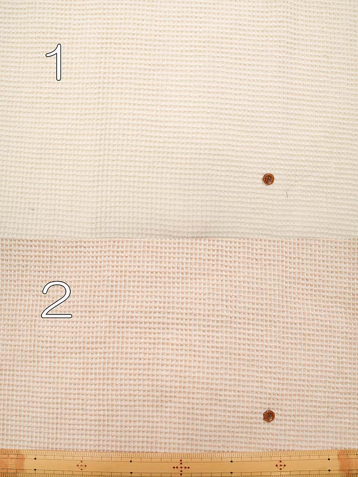 Organic cotton fabric plump waffle - nomura tailor