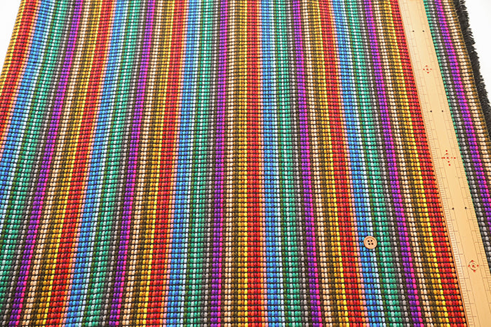 Yamanashi-made Acrylic Fancy Stripe Fabric - nomura tailor