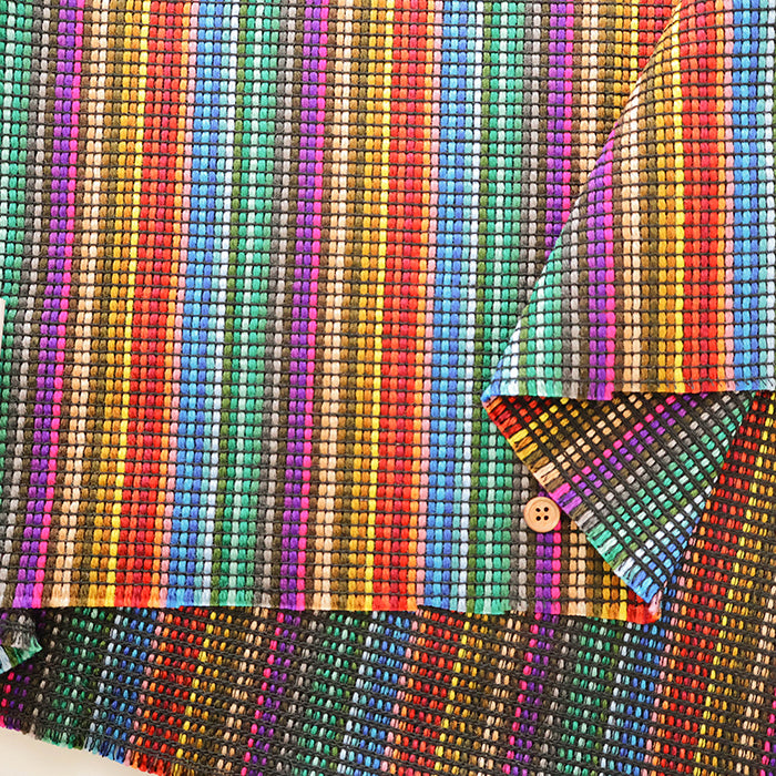 Yamanashi-made Acrylic Fancy Stripe Fabric - nomura tailor