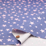 Cotton Twill Printed Fabric Star Lame - nomura tailor