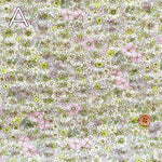 Cotton Ripple-printed Fabric - Small Flowers - nomura tailor