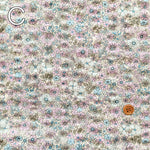 Cotton Ripple-printed Fabric - Small Flowers - nomura tailor