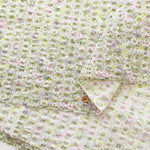 Cotton Ripple-printed Fabric - Small Flowers - nomura tailor