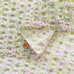 Cotton Ripple-printed Fabric - Small Flowers - nomura tailor