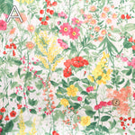 Cotton High-Density 80 Lawn Printed Fabric - Flower - nomura tailor