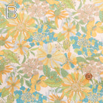 Cotton Double Gauze Printed Fabric - Flowers - nomura tailor