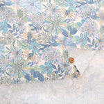 Cotton Double Gauze Printed Fabric - Flowers - nomura tailor