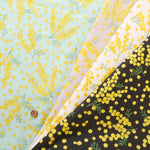 Cotton Double Gauze Printed Fabric - Mimosa - nomura tailor