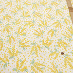 Cotton Double Gauze Printed Fabric - Mimosa - nomura tailor