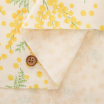 Cotton Double Gauze Printed Fabric - Mimosa - nomura tailor