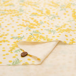 Cotton Double Gauze Printed Fabric - Mimosa - nomura tailor