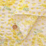 Cotton 80 Lawn Ripple-printed Fabric - Mimosa - nomura tailor
