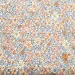 Cotton Ripple-printed Fabric - Flowers - nomura tailor